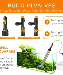 Alternative view of Hygger Upgrade Aquarium Water Changer